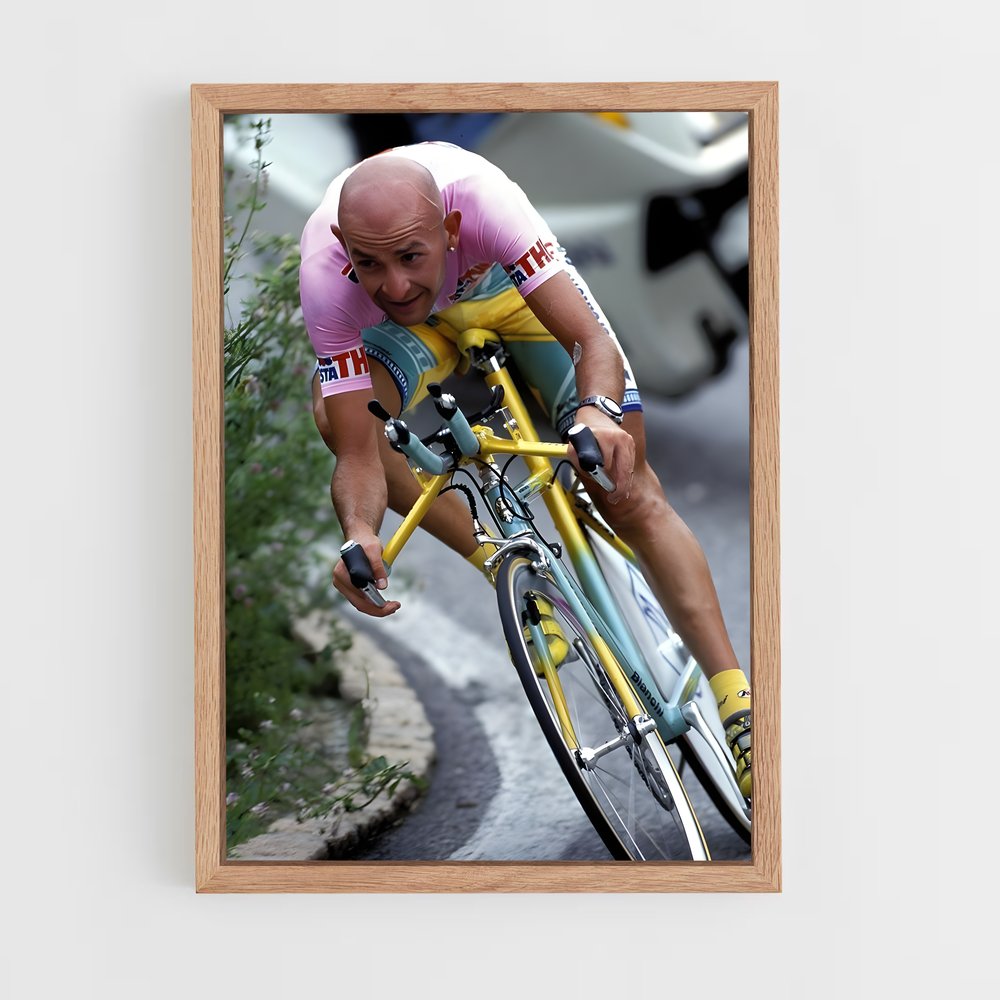 Poster Marco pantani – affiche Cyclisme (vue 4)